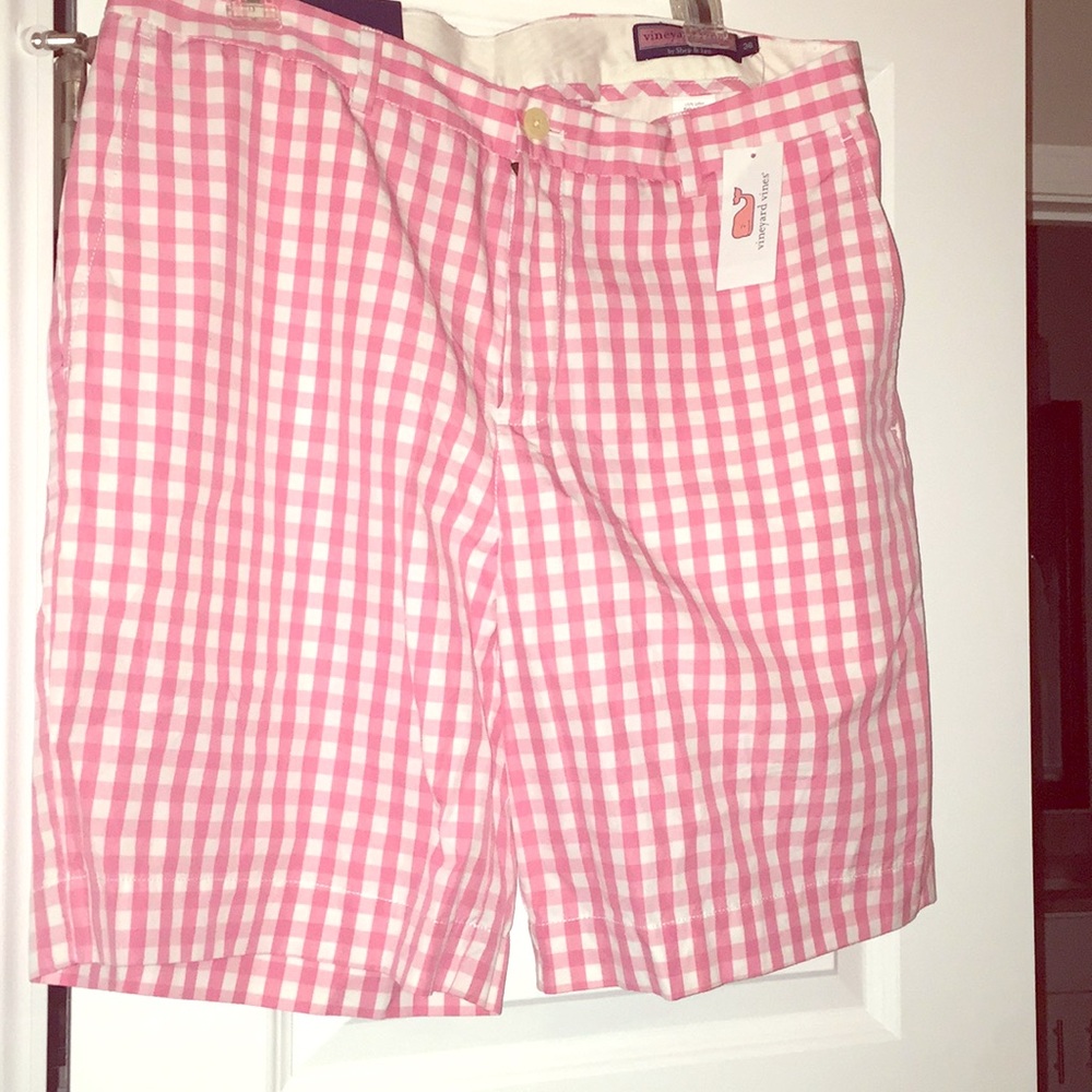 Vineyard Vines Breaker Short Bermuda Pink Gingham